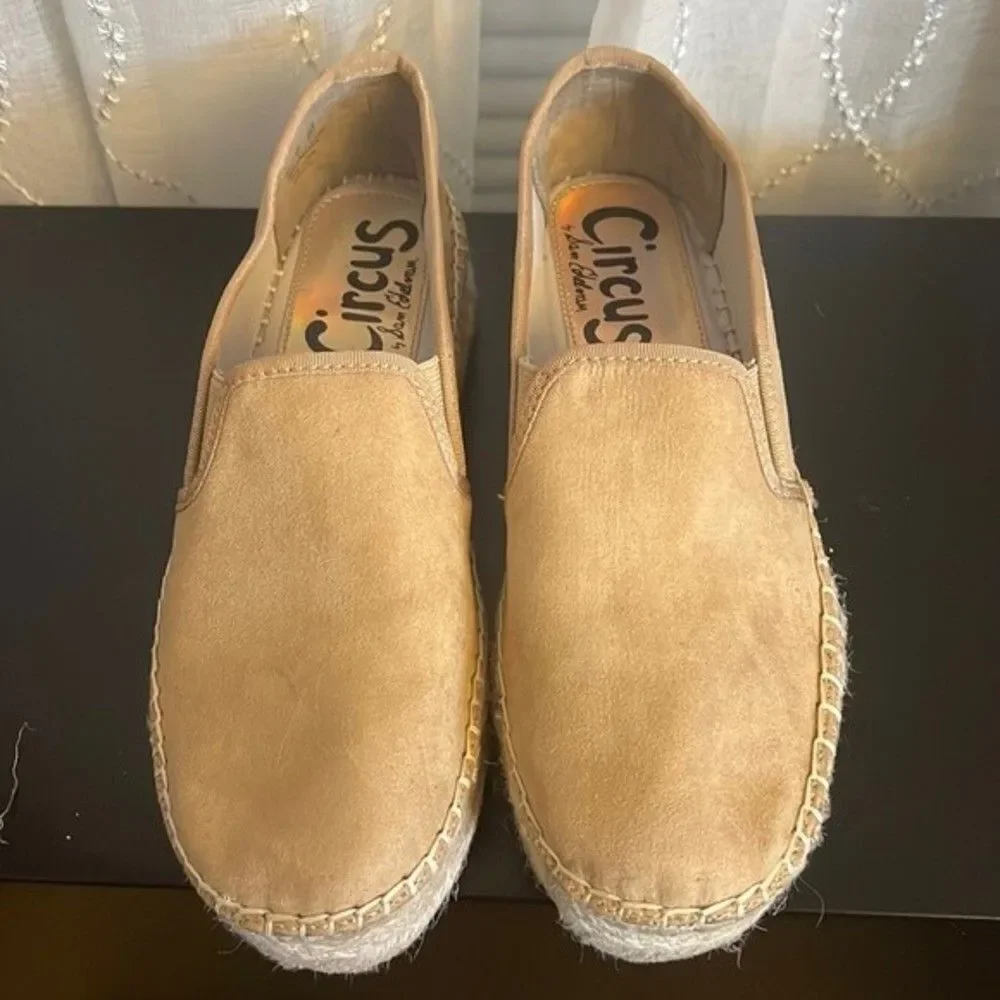 Circus by Sam Edelman Espadrille Platform Slip-Ons | Size 7.5